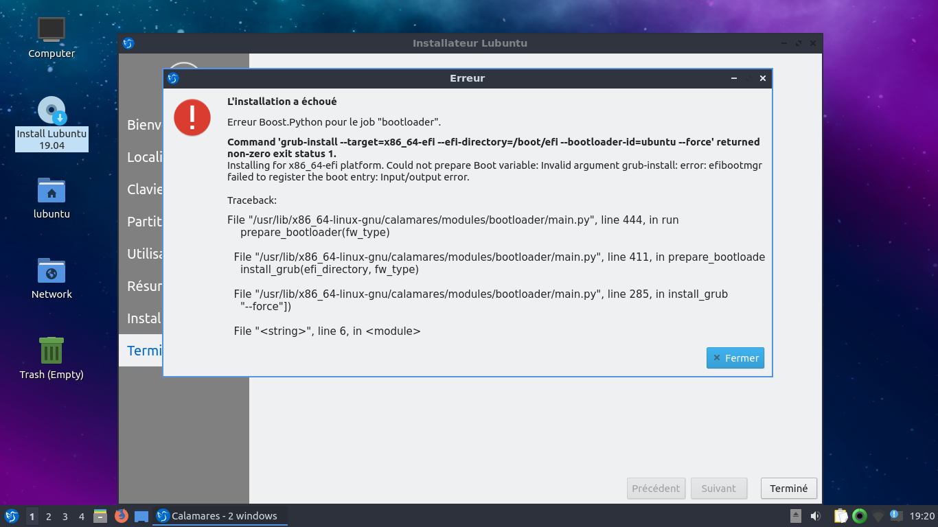 Siege hyppigt Kunstig Can't install lubuntu 19.04 - Lubuntu Support - Lubuntu Discourse